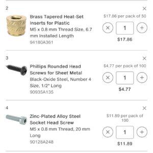 DeWalt 20v Xact90 Hardware Kit